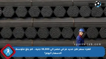 قفزة سعر طن حديد عز في مصر إلى 38,800 جنيه.. كم بلغ متوسط الأسعار اليوم؟